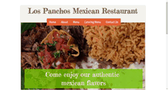 Desktop Screenshot of lospanchosrestaurant.com